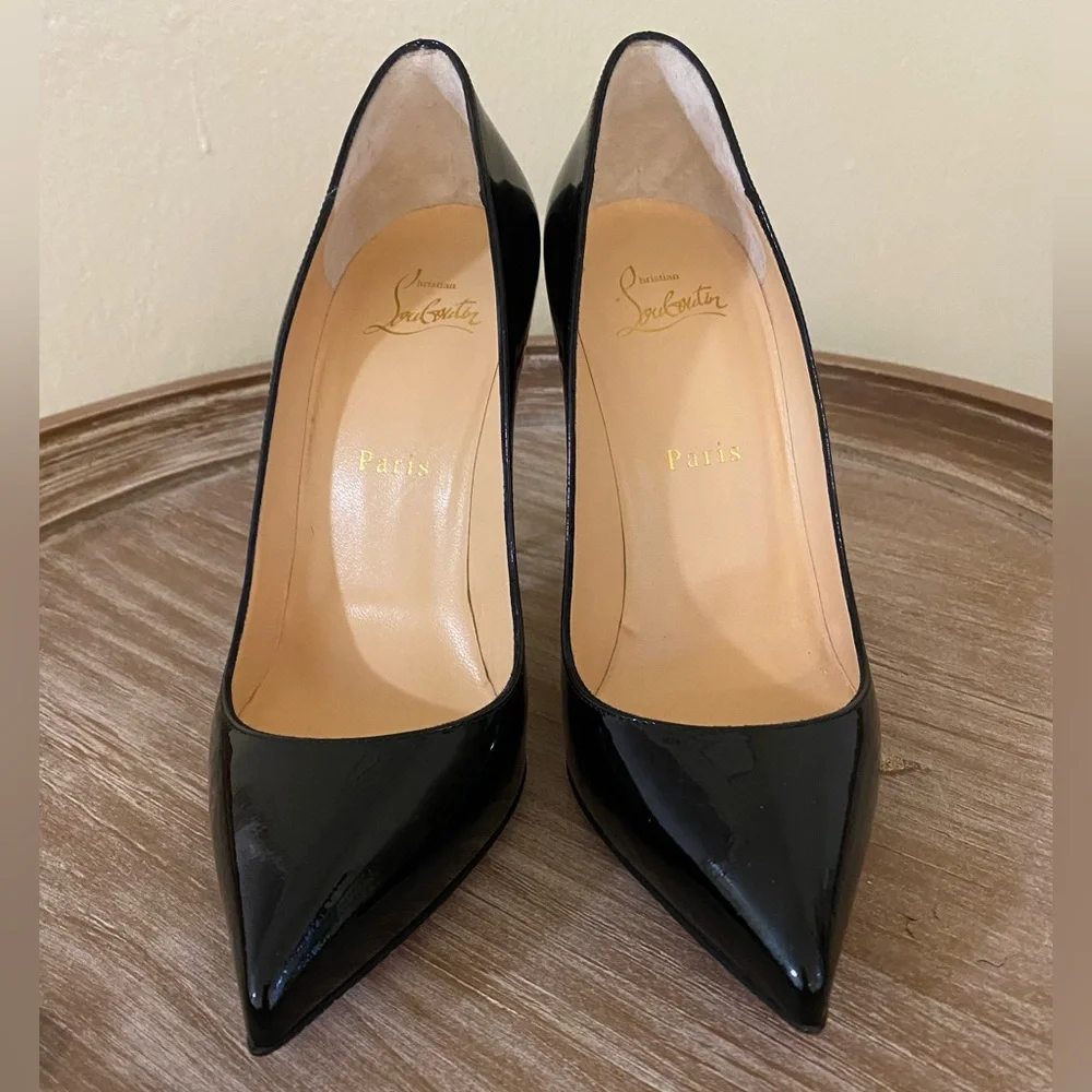 Christian Louboutin Pigalle Follies 100 Patent - Pre Loved - Picture 5 of 9